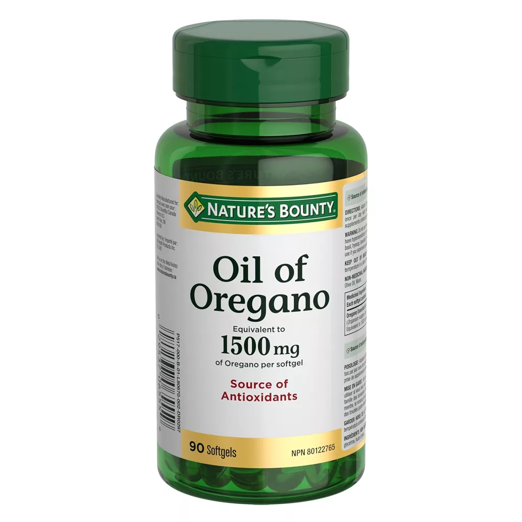 روغن اورگانو 1500mg نیچرز بونتی ضد قارچ ضد عفونت Oil of Oregano_68b1870683318.webp