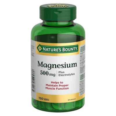 قرص منیزیم ، پتاسیم ، سدیم نیچرز بونتی Nature's bounty Magnesium Potassium Sodium (150 عددی)