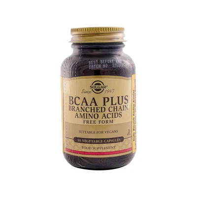 مکمل BCAA Plus سولگار (اسیدهای آمینه شاخه دار) 50عدد SOLGAR