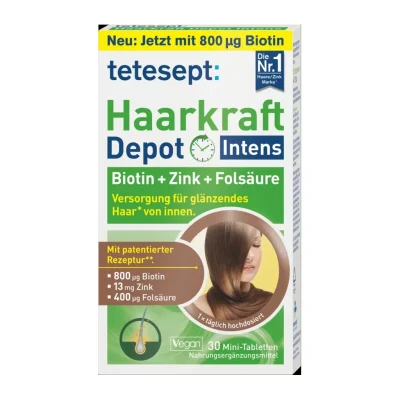مکمل ضد ریزش مو تتسپت آلمان haarkraft depot
