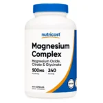 مکمل منیزیم کمپلکس نوتریکاست سیترات گلیسینات اکساید 240 عدد 500mg
