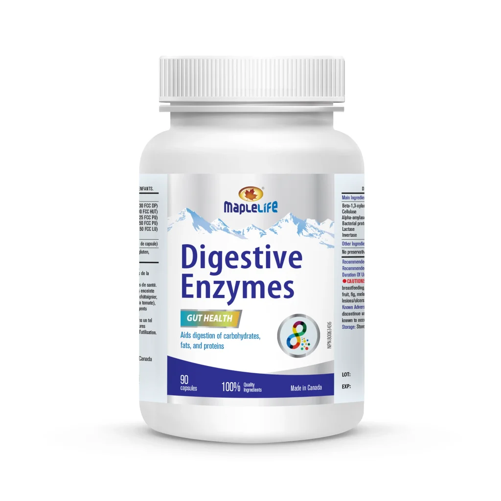 قرص مکمل آنزیم دایجستیو MapleLife Enzymes Digestives (90 عددی)_6915f6dbd8299.webp قرص مکمل آنزیم دایجستیو MapleLife Enzymes Digestives (90 عددی) - Image 1