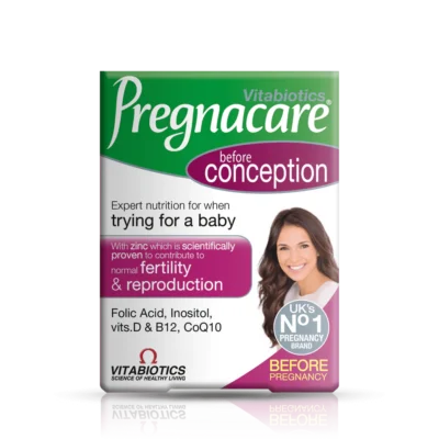 قرص مکمل باروری بانوان ولومن Wellwoman Pregnacare Conception ویتابیوتیکس (30 عددی)