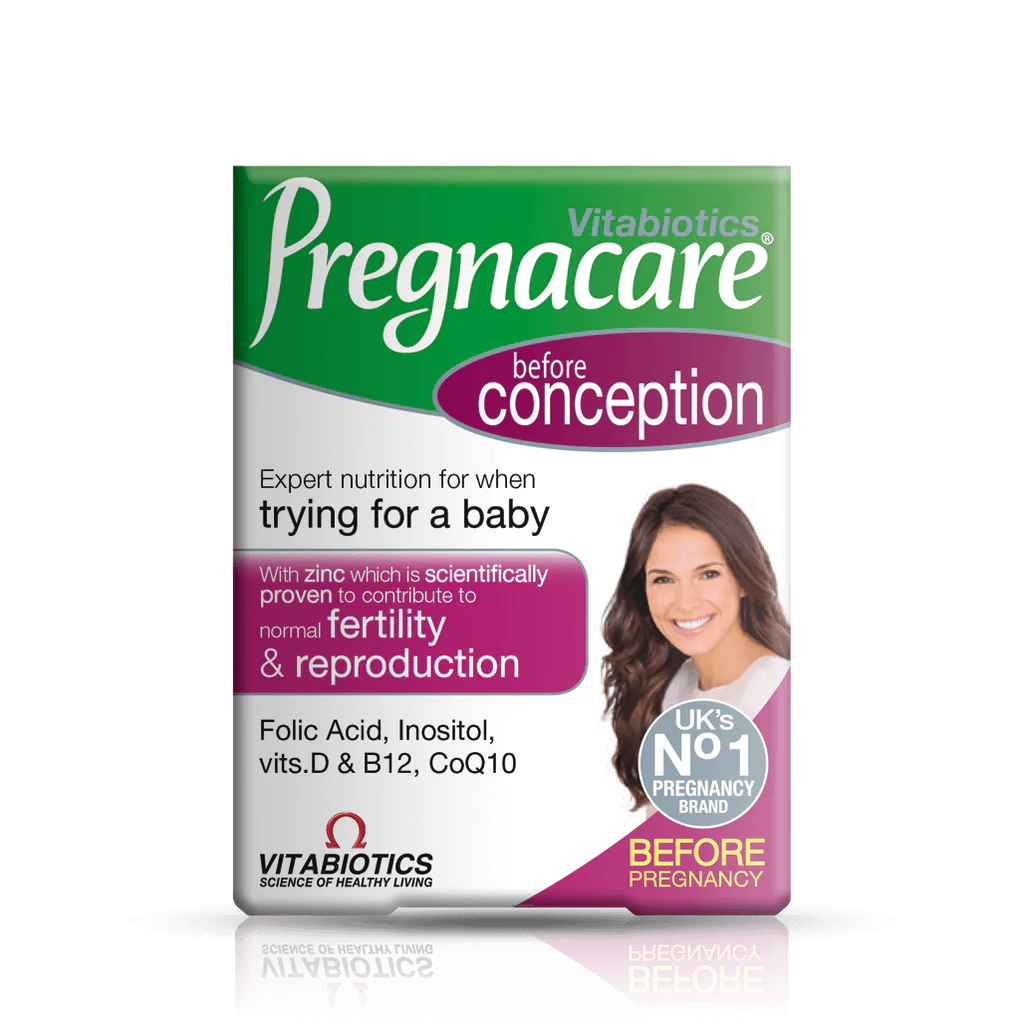 قرص مکمل باروری بانوان ولومن Wellwoman Pregnacare Conception ویتابیوتیکس (30 عددی)_692c6215742e7.webp