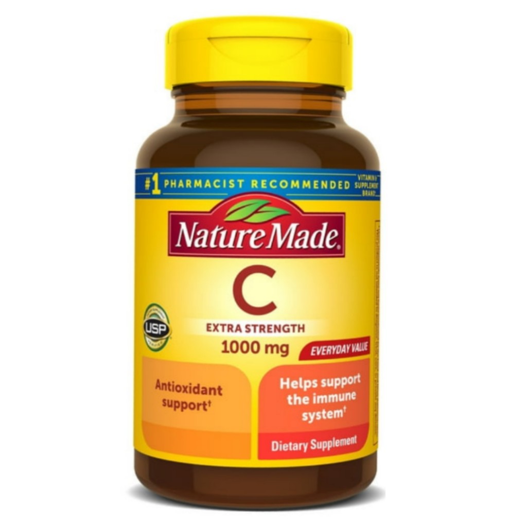 قرص ویتامین NatureMade Vitamin C 1000mg نیچرمید (105 عددی)_692b0ed0b42e6.jpeg قرص ویتامین NatureMade Vitamin C 1000mg نیچرمید (105 عددی) - Image 1