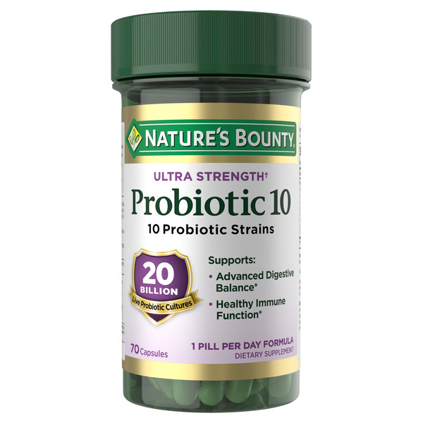 کپسول پروبیوتیک Nature’s Bounty Probiotic 10, 20 Billion نیچرز بونتی (70 عددی)_6919ec47753bd.jpeg