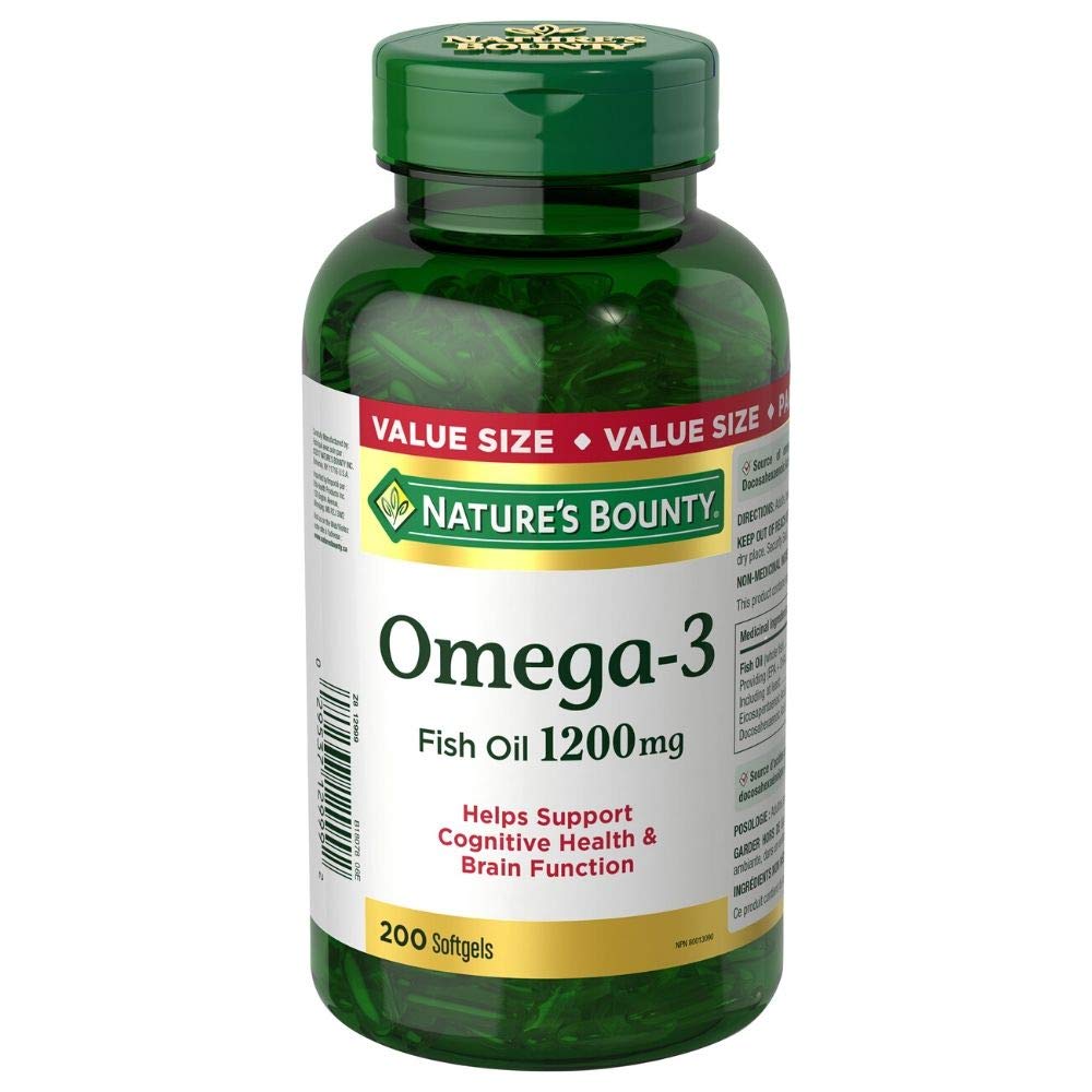 سافت ژل روغن ماهی امگا 3 Nature’s Bounty Fish Oil Omega3 1200mg نیچرز بونتی (200 عددی)_693aebff6669f.jpeg سافت ژل روغن ماهی امگا 3 Nature's Bounty Fish Oil Omega3 1200mg نیچرز بونتی (200 عددی) - Image 1