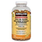 سافت ژل فیش اویل امگا ترکیبی Kirkland Wild Fish Oil Blend with Alaskan Salmon Oil کرکلند (400 عددی)