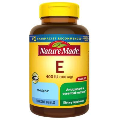 سافت ژل ویتامین NatureMade Vitamin E 180mg نیچرمید (300 عددی)