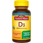 قرص ویتامین D3 2000iu نیچرمید NatureMade (100 عددی)