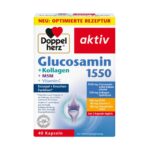 قرص گلوکوزامین اکتیو 1550mg کلاژن MSM و ویتامین Aktiv K.C.D (40 عددی)