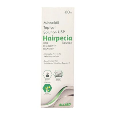 محلول ماینوکسیدیل رشد مجدد موی 5 درصد هیرپشیا Hairpecia (60 میل)
