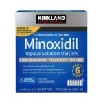 محلول ماینوکسیدیل رشد مجدد موی 5 درصد کرکلند Kirkland Minoxidil Topical Solution (6 عددی)