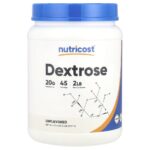 پودر کنترل قند خون دکستروز نیوتریکاست Nutricost Dextrose Powder (909 گرم)