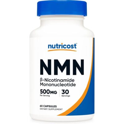 کپسول انرژی زا ، جوانساز نیکوتینامید مونونوکلئوتید نیوتریکاست Nutricost Nicotinamide Mononucleotide 500mg (60 عددی)