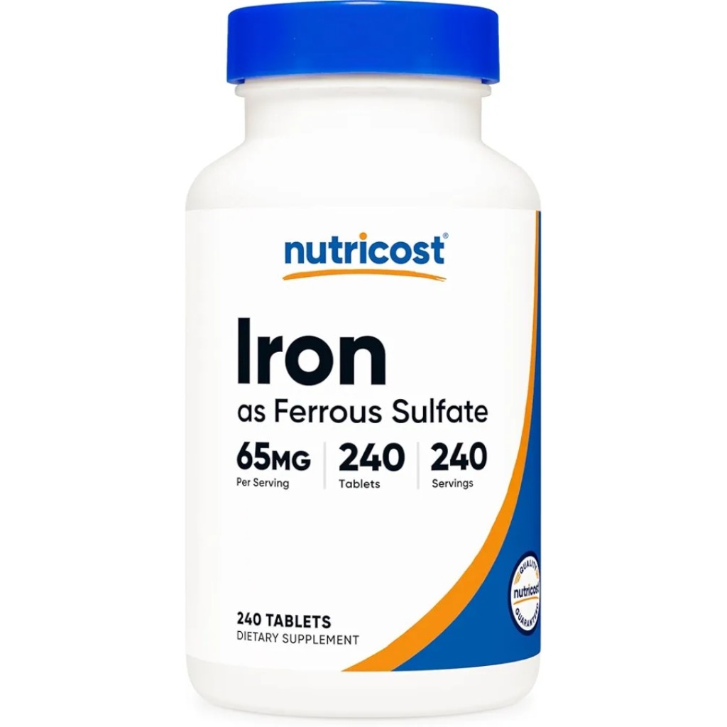 قرص آهن نوتریکاست Nutricost Iron 36mg (240 عددی)_695d030f728e8.jpeg