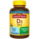 سافت ژل ویتامین D3 1000iu نیچرمید NatureMade (650 عددی)