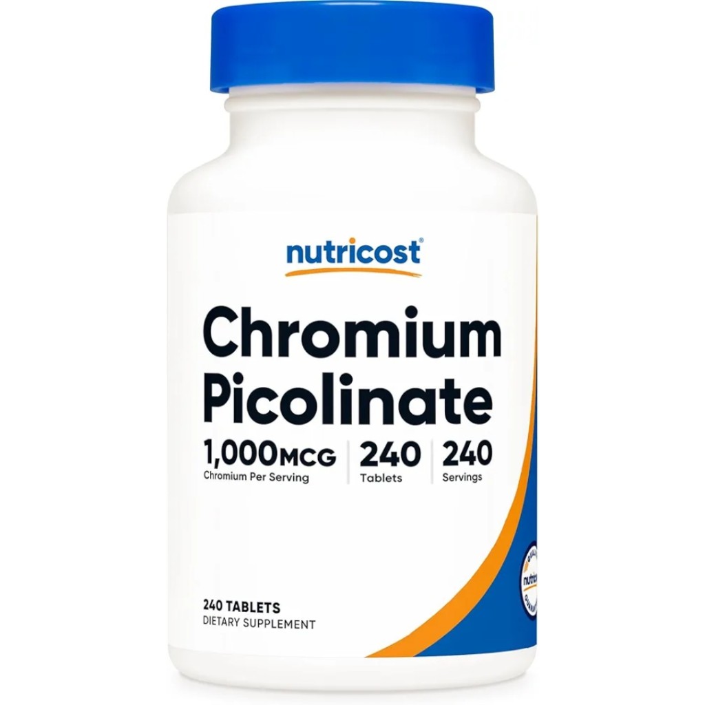 قرص کروم پیکولینات نوتریکاست Nutricost Chromium Picolinate 1000mcg (240 عددی)_69882d53a91fe.jpeg