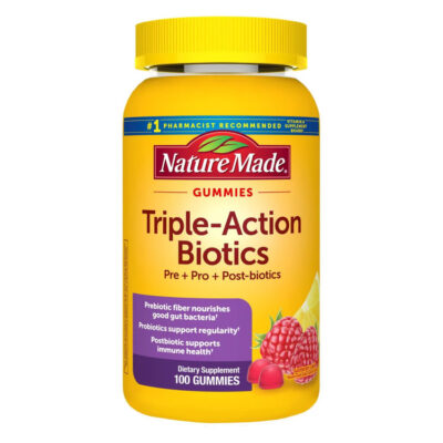 پاستیل تریپل اکشن بیوتیک نیچرمید Nature Made Triple Action Biotic (100 عددی)