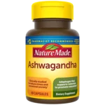 کپسول عصاره آشواگاندا NatureMade Ashwagandha 125mg نیچرمید (60 عددی)