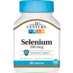 کپسول ویتامین سلنیوم 21Century Selenium 200mcg قرن 21 (60 عددی)