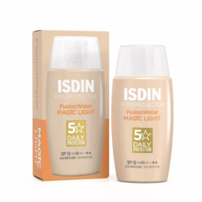 ضد آفتاب رنگی لایت LIGHT ایزدین مجیک فیوژن واتر ISDIN Fusion Water Color