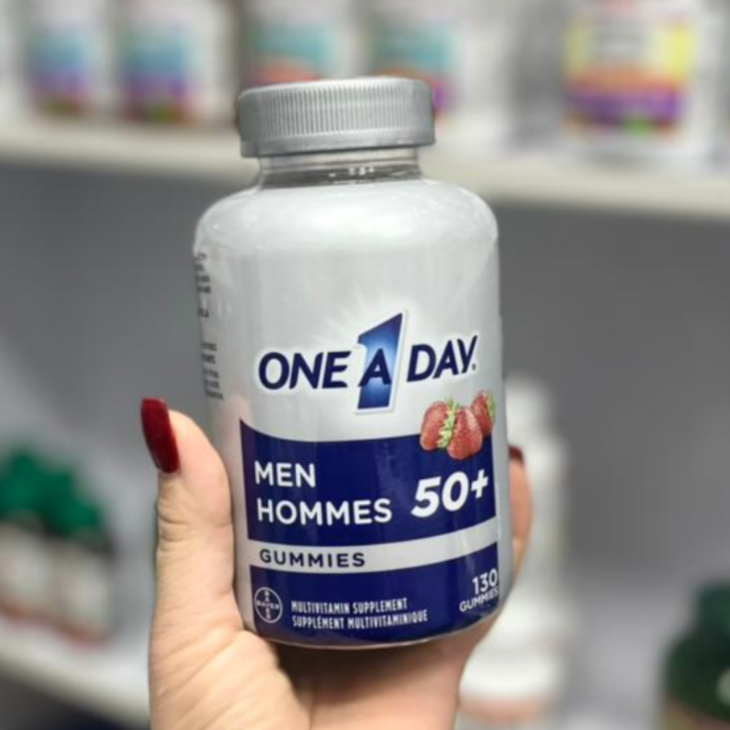 پاستیل مولتی ویتامین آقایان بالای 50 سال بایر Bayer One Day Men Multi Vitamin Gummies (130 عددی)_69afed90c5df2.png پاستیل مولتی ویتامین آقایان بالای 50 سال بایر Bayer One Day Men Multi Vitamin Gummies (130 عددی) - Image 1