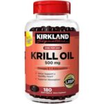 سافت ژل امگا 3 Kirkland Astaxanthin + Omega Krill Oil کرکلند (180 عددی)