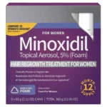 فوم ماینوکسیدیل رشد مجدد موی 5 درصد بانوان کرکلند Kirkland Minoxidil Woman Foam (6 عددی)