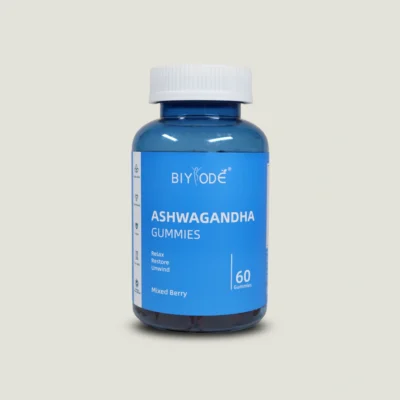 پاستیل آشواگاندا بیود BIYODE Ashwagandha KSM-66 2000mg Gummies (60 عددی)
