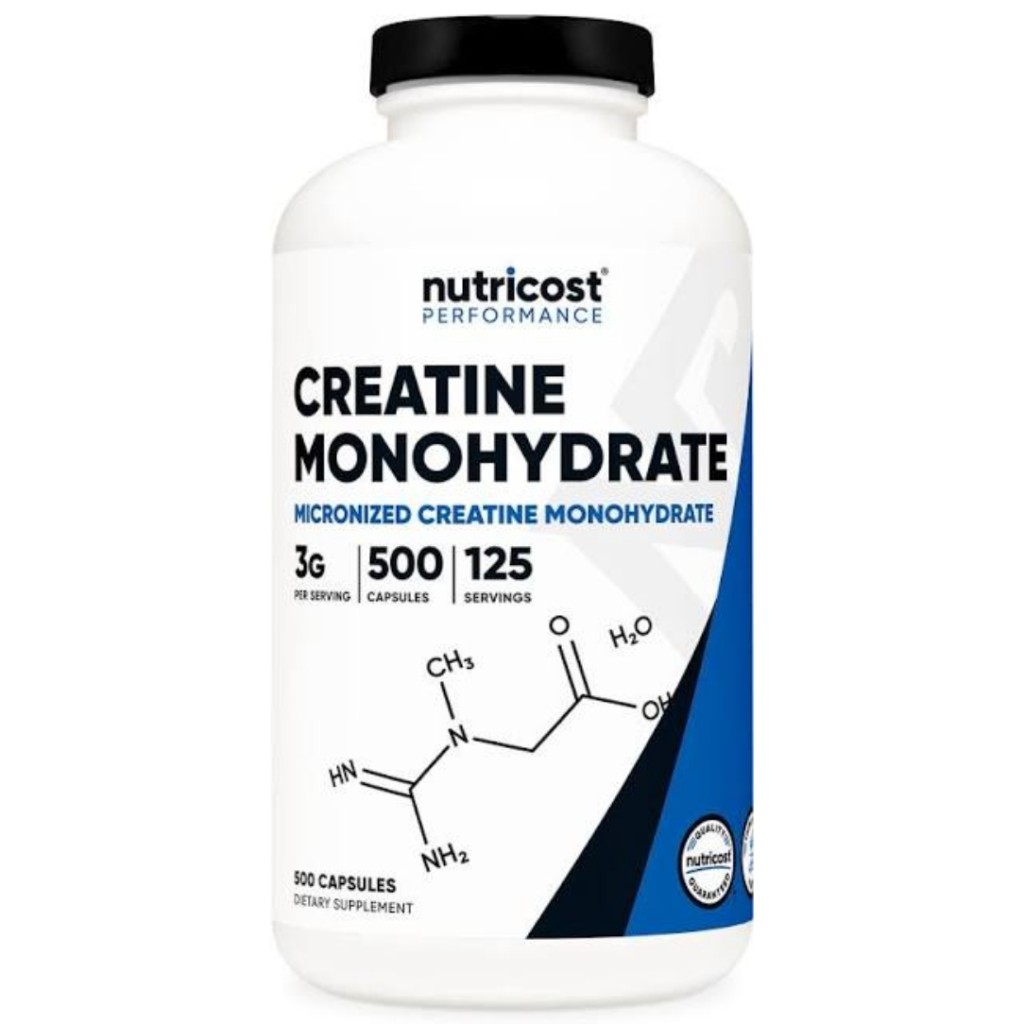 کپسول کراتین مونوهیدرات نوتریکاست Nutricost Creatine Monohydrate 3g (500 عددی)_6a05b6c6b1ff3.jpeg کپسول کراتین مونوهیدرات نوتریکاست Nutricost Creatine Monohydrate 3g (500 عددی) - تصویر 1
