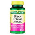 کپسول کوهوش سیاه اسپرینگ ولی Spring Valley Black Cohosh 40mg (100 عددی)