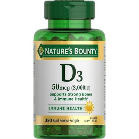 سافت ژل ویتامین نیچرز بونتی Nature’s Bounty D3 2000iu (350 عددی)_6a2571bb7b3dd.jpeg