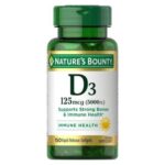 سافت ژل ویتامین نیچرز بونتی Nature's Bounty D3 5000iu (150 عددی)