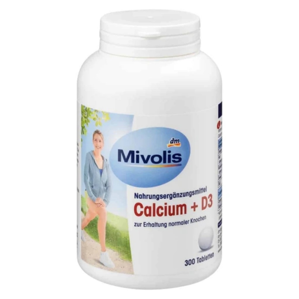 قرص کلسیم ویتامین Mivolis Calcium & D3 میولیس (300 عددی)_6a4117a33dc88.jpeg قرص کلسیم ویتامین Mivolis Calcium & D3 میولیس (300 عددی) - Image 1