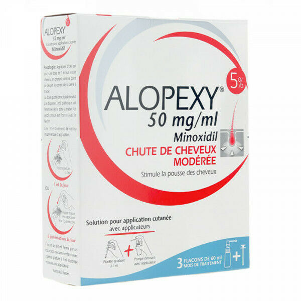 محلول ماینوکسیدیل رشد مجدد موی 5 درصد آقایان آلوپکسی Alopexy Minoxidil For Man (3 عددی)_6a2581f387710.jpeg