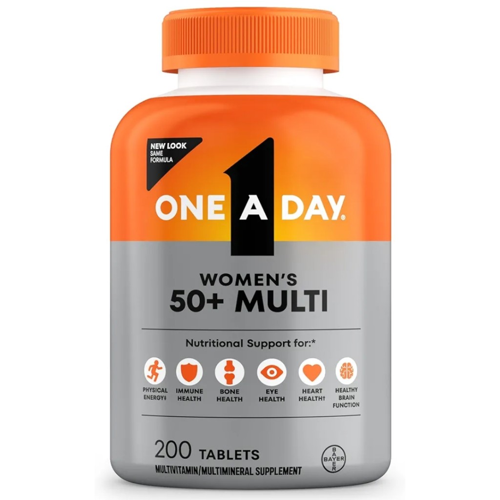 مولتی ویتامین بانوان بالای 50 سال بایر Bayer One Day Multi Vitamin For Women`s (200 عددی)_6a41009962ba5.jpeg مولتی ویتامین بانوان بالای 50 سال بایر Bayer One Day Multi Vitamin For Women`s (200 عددی) - Image 1