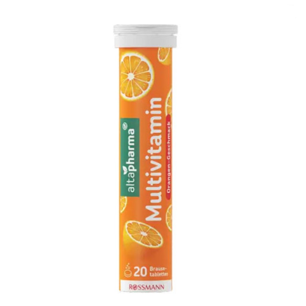 قرص جوشان مولتی ویتامین آلتافارما Altapharma Multi Vitamin Effervescent tablet (20 عددی)_6a770e13135af.jpeg قرص جوشان مولتی ویتامین آلتافارما Altapharma Multi Vitamin Effervescent tablet (20 عددی) - Image 1