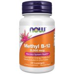کسپول جویدنی ویتامین متیل کوبالامین ناو فودز NOW Foods Methyl B12 5000mcg (60 عددی)