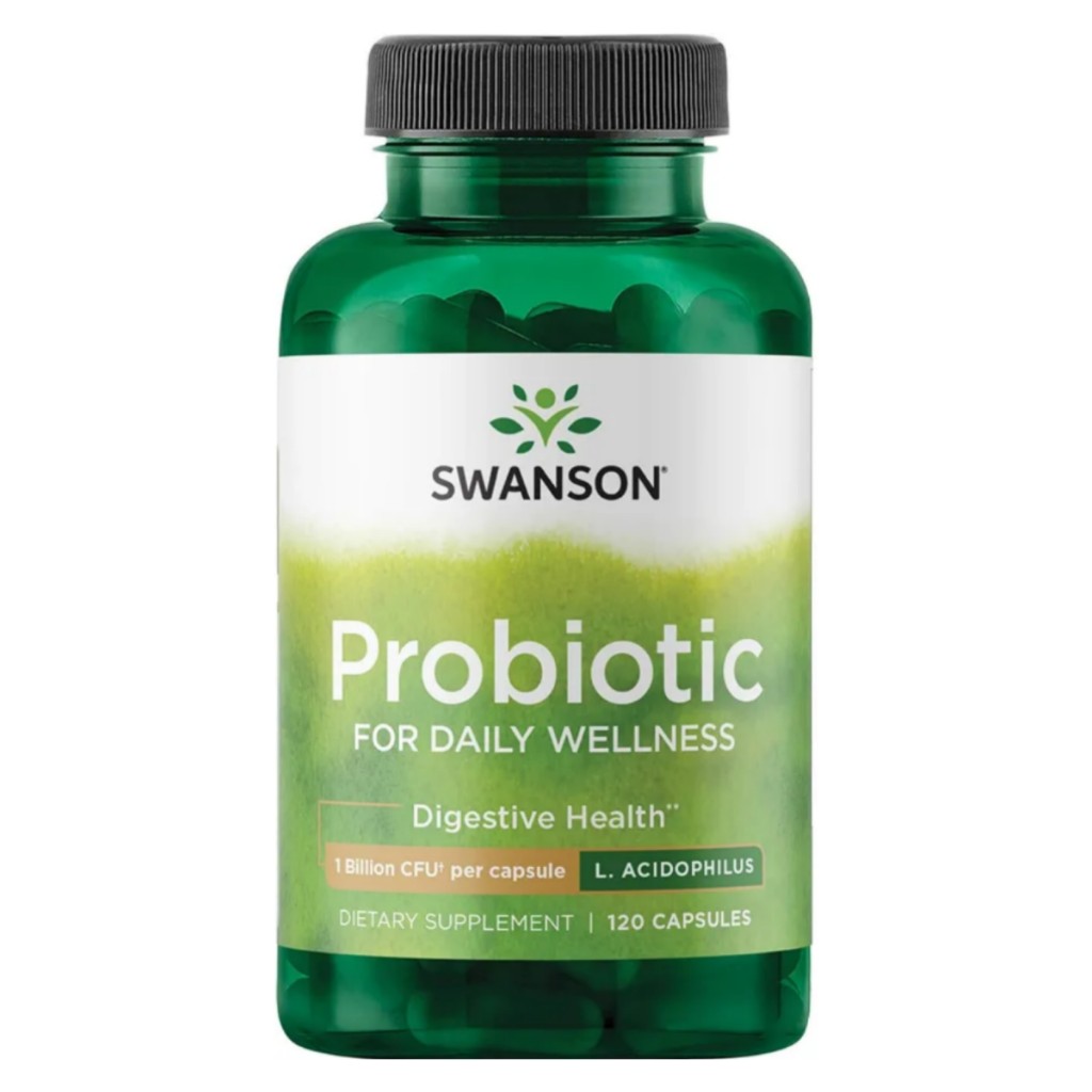 کپسول پروبیوتیک سوانسون Swanson Probiotic For Daily Wellness (120 عددی)_6a901aae13b76.jpeg کپسول پروبیوتیک سوانسون Swanson Probiotic For Daily Wellness (120 عددی) - تصویر 1