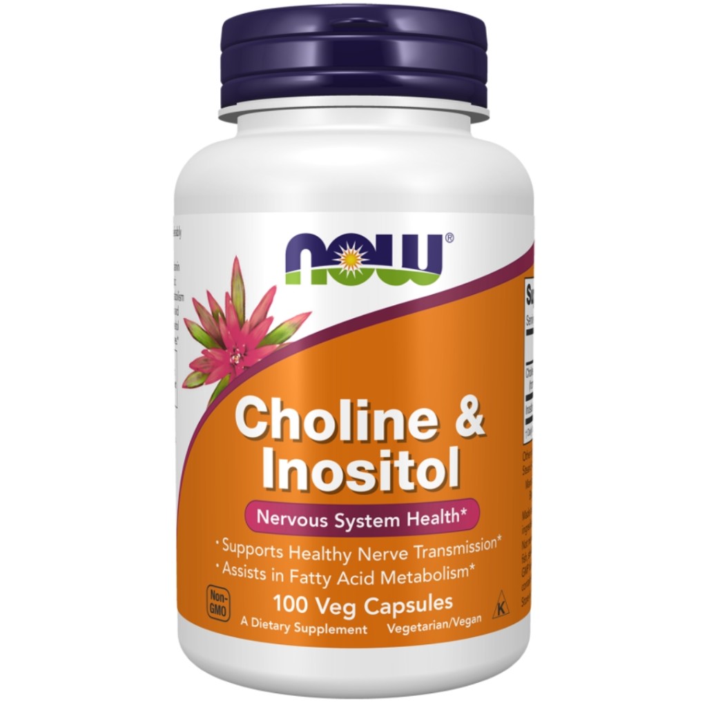 کپسول گیاهی سلامت بدن کولین و اینوزیتول ناو فودز NOW Foods Choline & Inositol (100 عددی)_6a7ef7494fea8.jpeg کپسول گیاهی سلامت بدن کولین و اینوزیتول ناو فودز NOW Foods Choline & Inositol (100 عددی) - تصویر 1