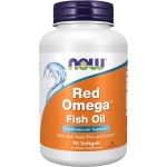 سافت ژل امگا 3 همراه با کوآنزیم ناو فودز NOW Foods Red Omega Fish Oil With Q10 (90 عددی)