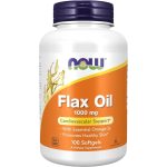سافت ژل سلامت بدن روغن بذر کتان ناو فودز NOW Foods Flax Oil 1000mg (100 عددی)