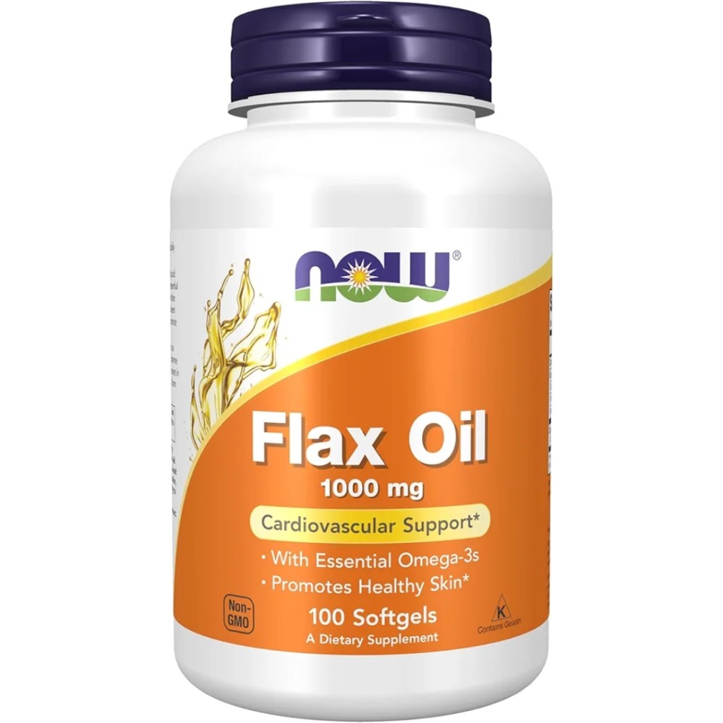 سافت ژل سلامت بدن روغن بذر کتان ناو فودز NOW Foods Flax Oil 1000mg (100 عددی)_6ab7adba530d4.jpeg سافت ژل سلامت بدن روغن بذر کتان ناو فودز NOW Foods Flax Oil 1000mg (100 عددی) - تصویر 1