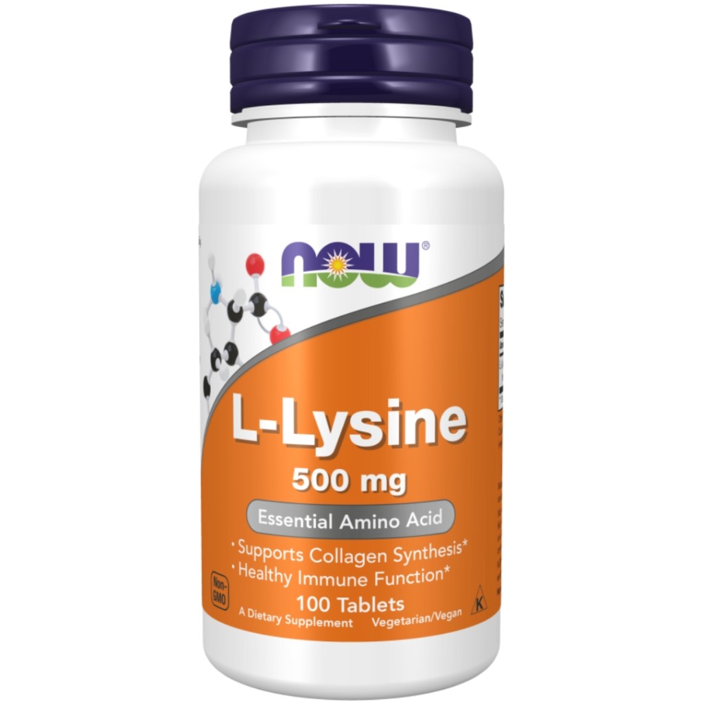 قرص سلامت پوست ال-لیزین ناو فودز NOW Foods L-Lysine 500mg (100 عددی)_6a9bf84792d79.jpeg قرص سلامت پوست ال-لیزین ناو فودز NOW Foods L-Lysine 500mg (100 عددی) - Image 1