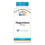 قرص منیزیم اکساید و کلسیم کربونات 21 سنتری 21st Century Calcium Carbonate & Magnesium Oxide (250 عددی)