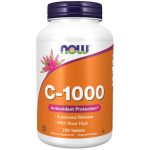 قرص ویتامین سی همراه با رز هیپز ناو فودز NOW Foods Vitamin C 1000mg With Rose Hips (250 عددی)