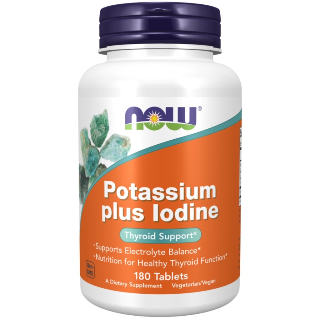 قرص پتاسیم به همراه ید ناو فودز NOW Foods Potassium plus Iodine (180 عددی)_6abb9c28a88c9.jpeg قرص پتاسیم به همراه ید ناو فودز NOW Foods Potassium plus Iodine (180 عددی) - تصویر 1