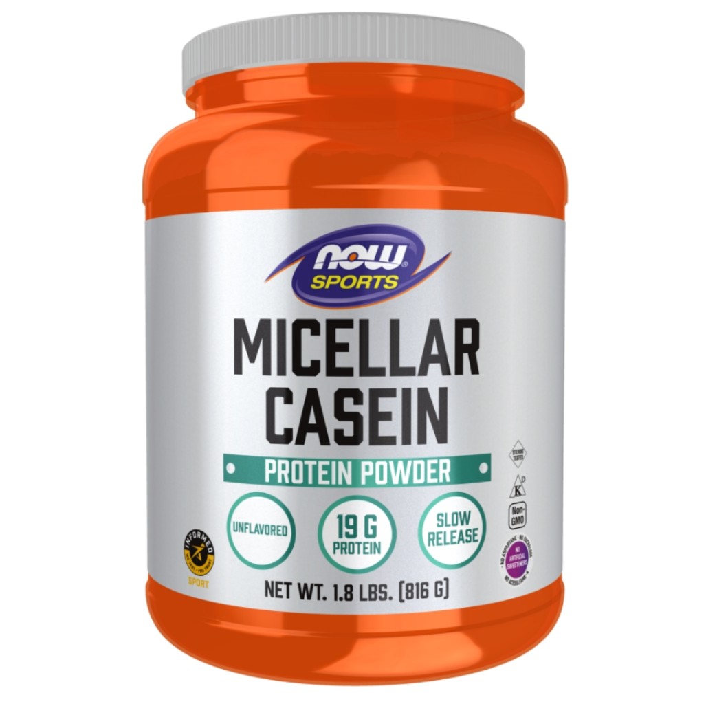 پودر آمینو اسید بهبود عملکرد ورزشی کازئین میسلار ناو اسپورت NOW Sports Micellar Casein (816 گرم)_6abb9c5d441da.jpeg پودر آمینو اسید بهبود عملکرد ورزشی کازئین میسلار ناو اسپورت NOW Sports Micellar Casein (816 گرم) - تصویر 1
