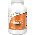 پودر بهبود گوارش ارگانیک فیبر ناو فودز NOW Foods Organic Fiber-3 (454 گرم)